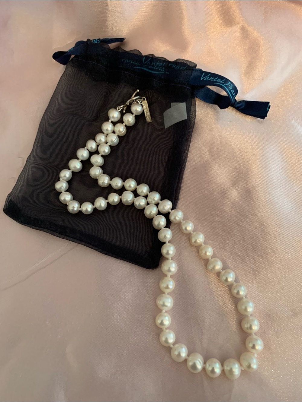 Laura Ashley Cream Pearl Strand Necklace